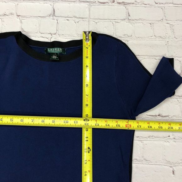 Lauren Ralph Lauren Women Viscose Blend Fitted Bodycon Dress Size Medium M115 -8 - Picture 4 of 13